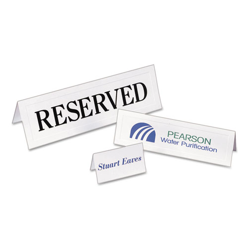 Avery 5305 Medium Embossed Tent Cards, White, 2 1/2 x 8 1/2, 2 Cards