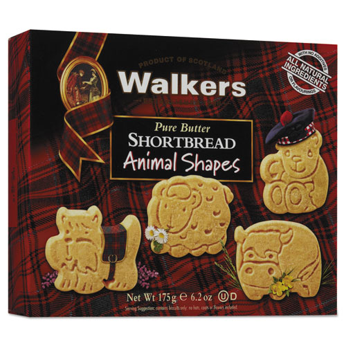 Walkers Shortbread Animal Cookies, 6.2 oz Box National Everything