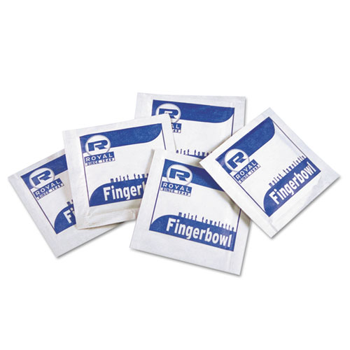 Moist Towelettes, Individually Wrapped, 4 x 6, Lemon Scent, 1,000/Carton,OPEN MARKET FSSI BPA