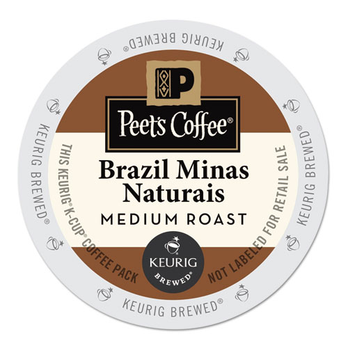 Peet's Coffee & Tea® Brazil Minas Naturais KCups, 22/Box National