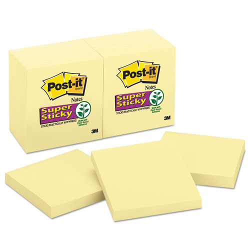 Canary Yellow Note Pads, 3 x 3, 90 Sheet, 12/ Pack AZ Office Resource