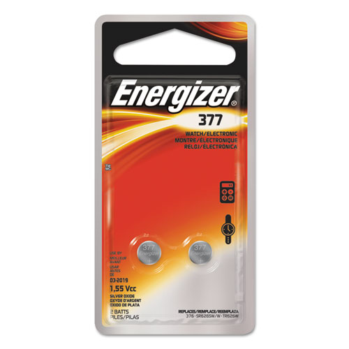 Energizer 377BPZ2 Watch/Electronic/Specialty Battery, 377, 1.5V, 2