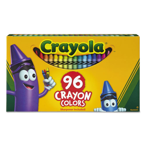 CYO520096 Crayola Classic Color Crayons in FlipTop Pack with S Zuma