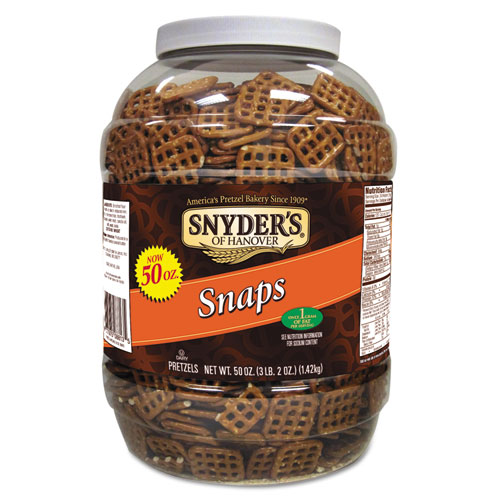 Snyder's® Traditional Pretzels, Snaps, 50 oz Canister National