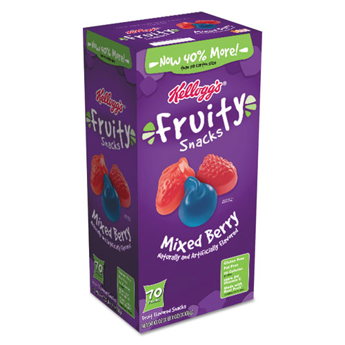 Kellogg's® Fruity Snacks, Mixed Berry, 0.7 oz Bag, 70/Carton National