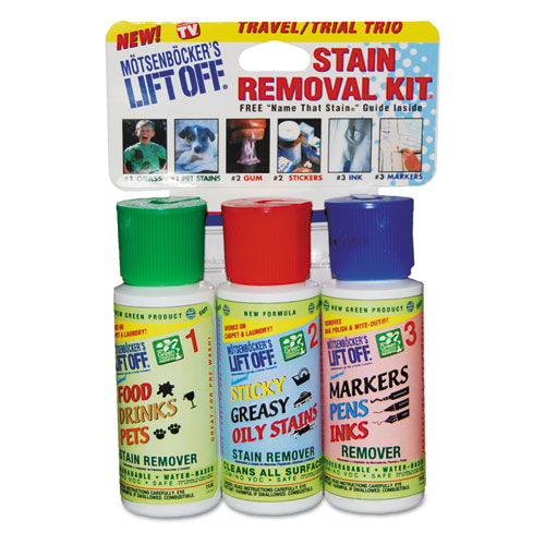 Motsenbocker's LiftOff® Stain Removal Kit, Lemon Scent, (3) 2oz
