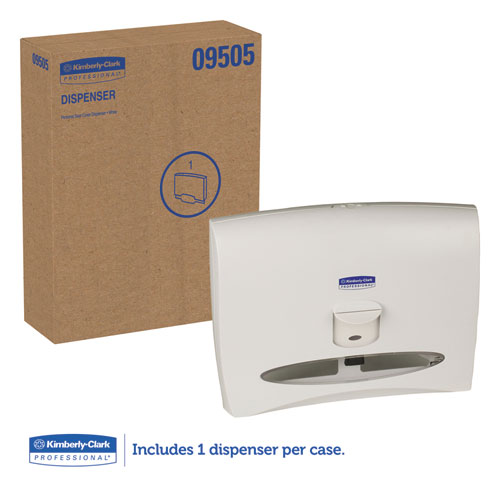 KCC09505 KimberlyClark Personal Seats Toilet Seat Cover Dispenser Zuma