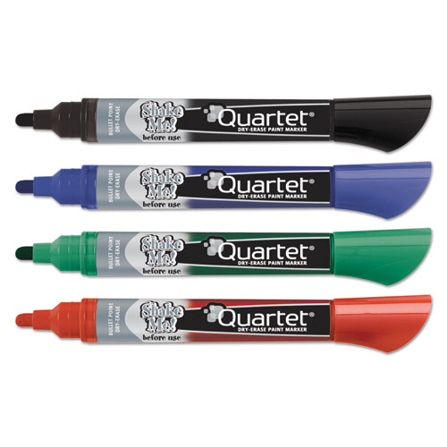 Premium Glass Board Dry Erase Marker, Broad Bullet Tip, Assorted Colors