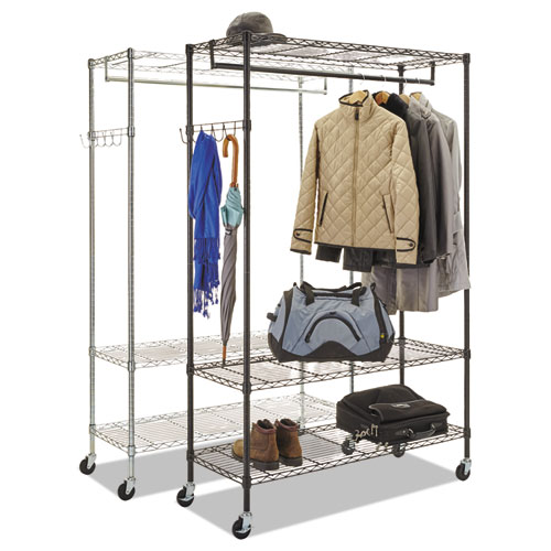 Alera® Wire Shelving Garment Rack