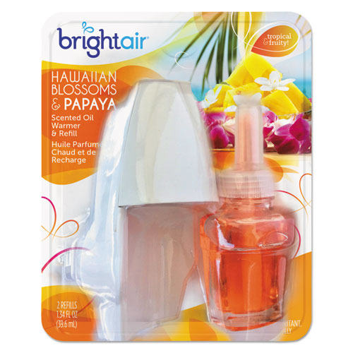 BRIGHT Air Electric Scented Oil Air Freshener Warmer and Refill Combo
