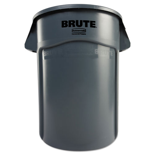 Rubbermaid® Commercial Vented Round Brute Container, 44 gal, Plastic