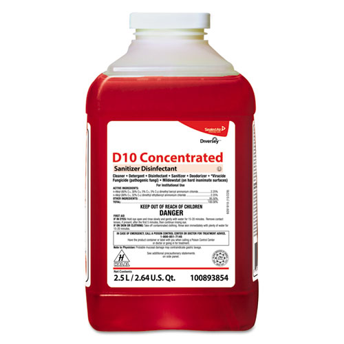 D10 Concentrated Sanitizer Disinfectant by Diversey™ DVO100893854