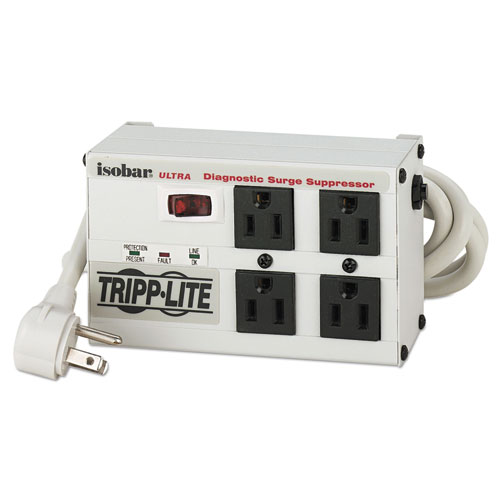 Tripp Lite Isobar4 Isobar Surge Suppressor 4 Outlets 6 Ft Cord