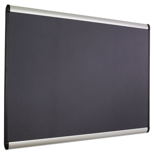 Prestige Plus Fabric Bulletin Boards, 48 x 36, Gray Surface