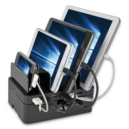 Tripp Lite USB Charging Station with Quick Charge 3.0, Holds 7 Devices, Black BuyDirect