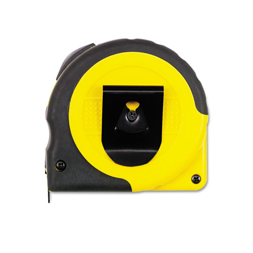 ExtraMark Power Tape, 1" x 25 ft, Steel, Orange/ Black Tape Measures