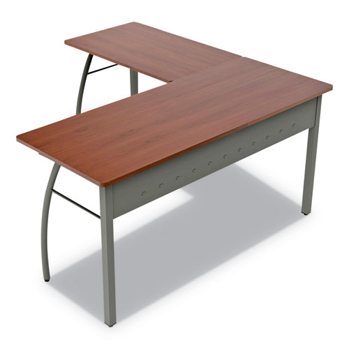 Linea Italia Trento L Shaped Desk Linea Italia&reg; Trento Line LShaped Desk, 59.13" x 59.13" x 29.5