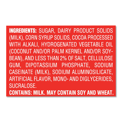 NES70060 Nestlé® Hot Cocoa Mix, Dark Chocolate, 0.71 oz, 50/Box