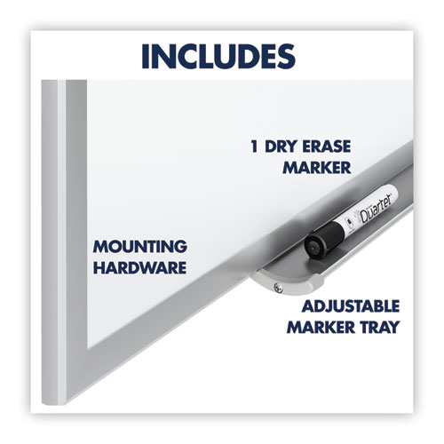 Classic Series Total Erase Dry Erase Boards, 60 x 36, White Surface