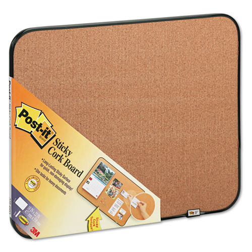 MMM558BBS Postit Sticky SelfStick Cork Board Zuma
