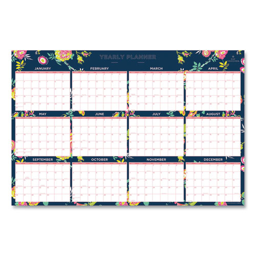 Day Designer Peyton Laminated Erasable Wall Calendar, 36 X 24, 2022 -  Myriad Greeyn Office Supplies - Veteran Owned Sdvosb, Hubzone, Abilityone
