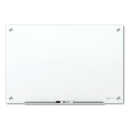 Brilliance Glass DryErase Boards, 48" x 36", White Surface Dry Erase