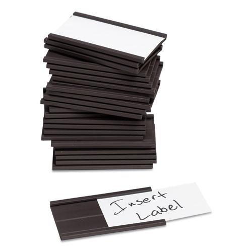Card Holders, 2 x 1, Black, 25/Pack