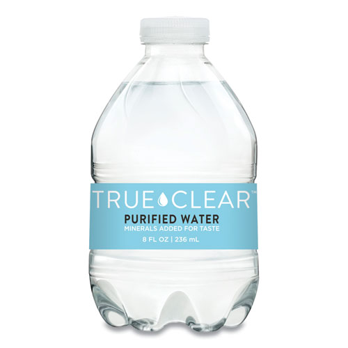 Purified Bottled Water, 8 oz Bottle, 24 Bottles/Carton, 182 Cartons/Pallet