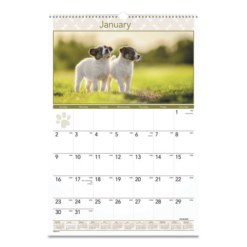 2022 Puppy Calendar Free Printable 2022 Cute Dog Calendar - The Cottage Market