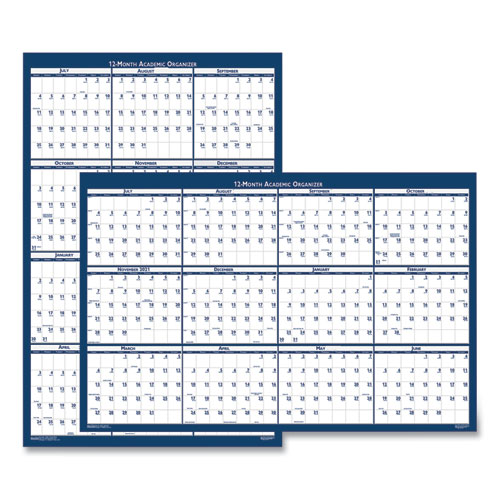 wharton academic calendar 2023 24 Academic Year Recycled Poster Style Reversible/Erasable Yearly Wall