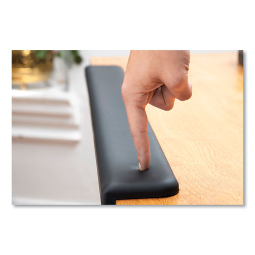 Gel Pad For Standing Desk Gel Wrist Rest for Standing Desks, 30.13 x 3.25, Black To