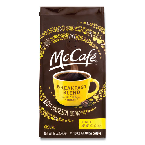 McCafe® Ground Coffee, Breakfast Blend, 12 oz Bag Montana Broom
