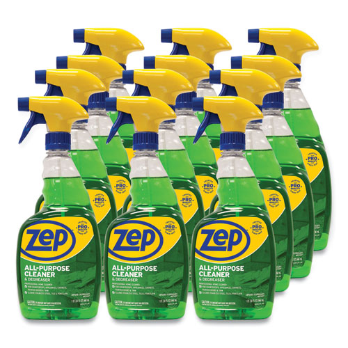 Zep Commercial® AllPurpose Cleaner and Degreaser, Fresh Scent, 32 oz Spray Bottle, 12/Carton