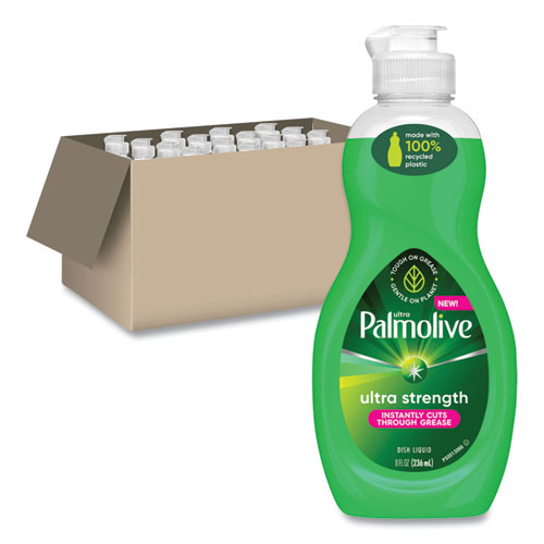 Ultra Palmolive® Dishwashing Liquid, Fresh Scent, 8 oz Bottle, 16
