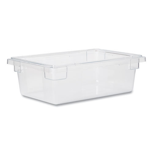 Food/Tote Boxes, 3.5 gal, 18 x 12 x 6, Clear, Plastic Zerbee