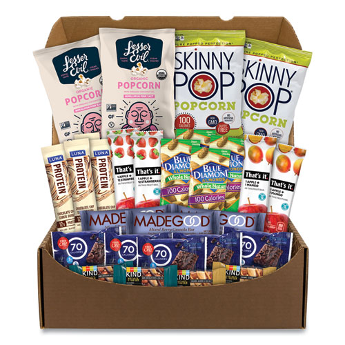 Snack Box Pros Low Calories Snack Box, 28 Assorted Snacks/Box, Ships in