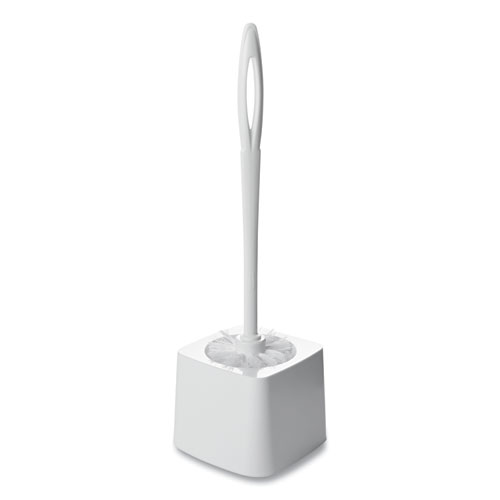 Commercial Grade Toilet Bowl Brush Holder, White Toilet Brushes Rubbermaid® Commercial
