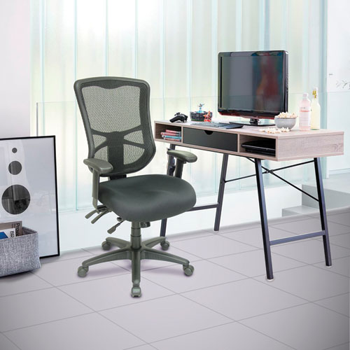 Alera Elusion Series Mesh HighBack Multifunction Chair, Supports Up to