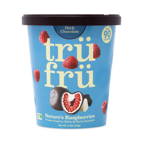 Tru Fru Nature's HyperChilled Raspberries in White and Dark Chocolate