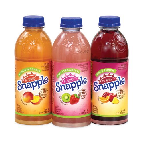Snapple® All Natural Juice Drink, Fruit Punch, Kiwi Strawberry, Mango