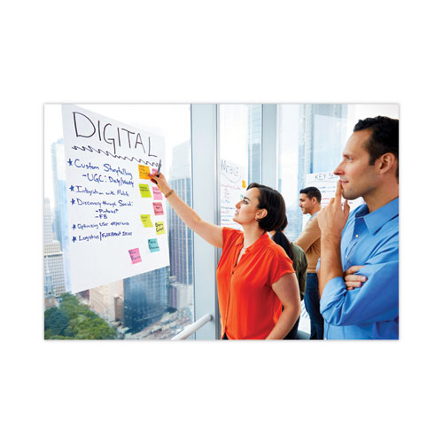 SelfStick Wall Pad, Unruled, 20 x 23, White, 20 Sheets/Pad, 2 Pads/Pack, 2 Packs/Carton