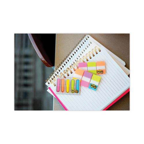 Standard Page Flags in Dispenser, Green, 50 Flags/Dispenser, 2