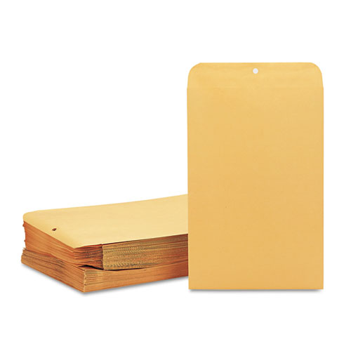 Clasp Envelope, 28 lb Bond Weight Kraft, 98, Square Flap, Clasp
