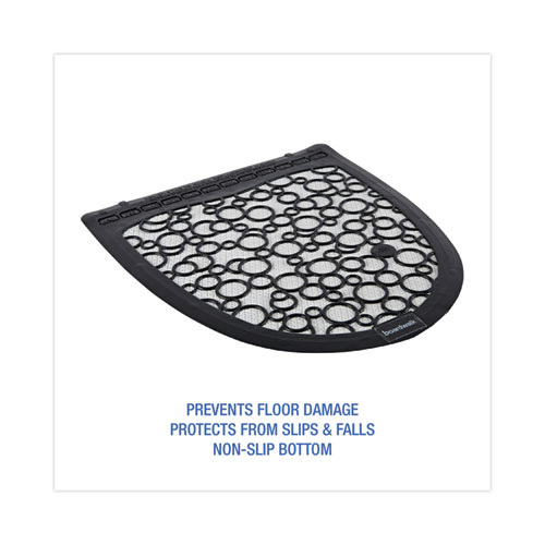 BWKUMBW Boardwalk® Urinal Mat 2.0, Rubber, 17.5 x 20,