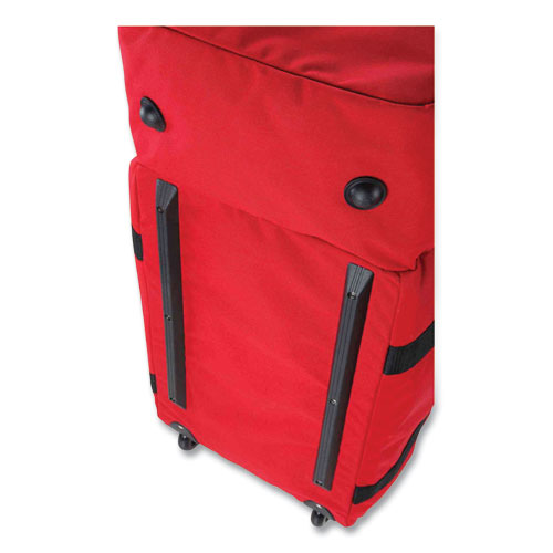 Arsenal 5005W Wheeled Fire + Rescue Gear Bag, 14 x 31 x 14, Red, Ships