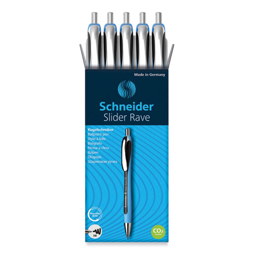 Schneider® Slider Rave Xb Ballpoint Pen, Retractable, ExtraBold 1.4 Mm