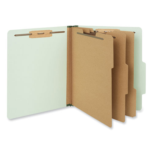 EightSection Pressboard Classification Folders, 3" Expansion, 3