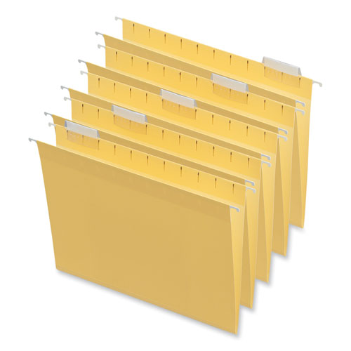 Deluxe Bright Color Hanging File Folders, Letter Size, 1/5Cut Tabs