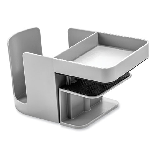Standing Desk Cup Holder Organizer, Two Sections, 3.94 x 7.04 x 3.54