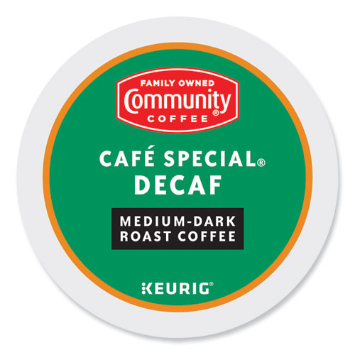 Cafe Special Decaf K Cup, 24/ Box Caffeinated Community Coffee®